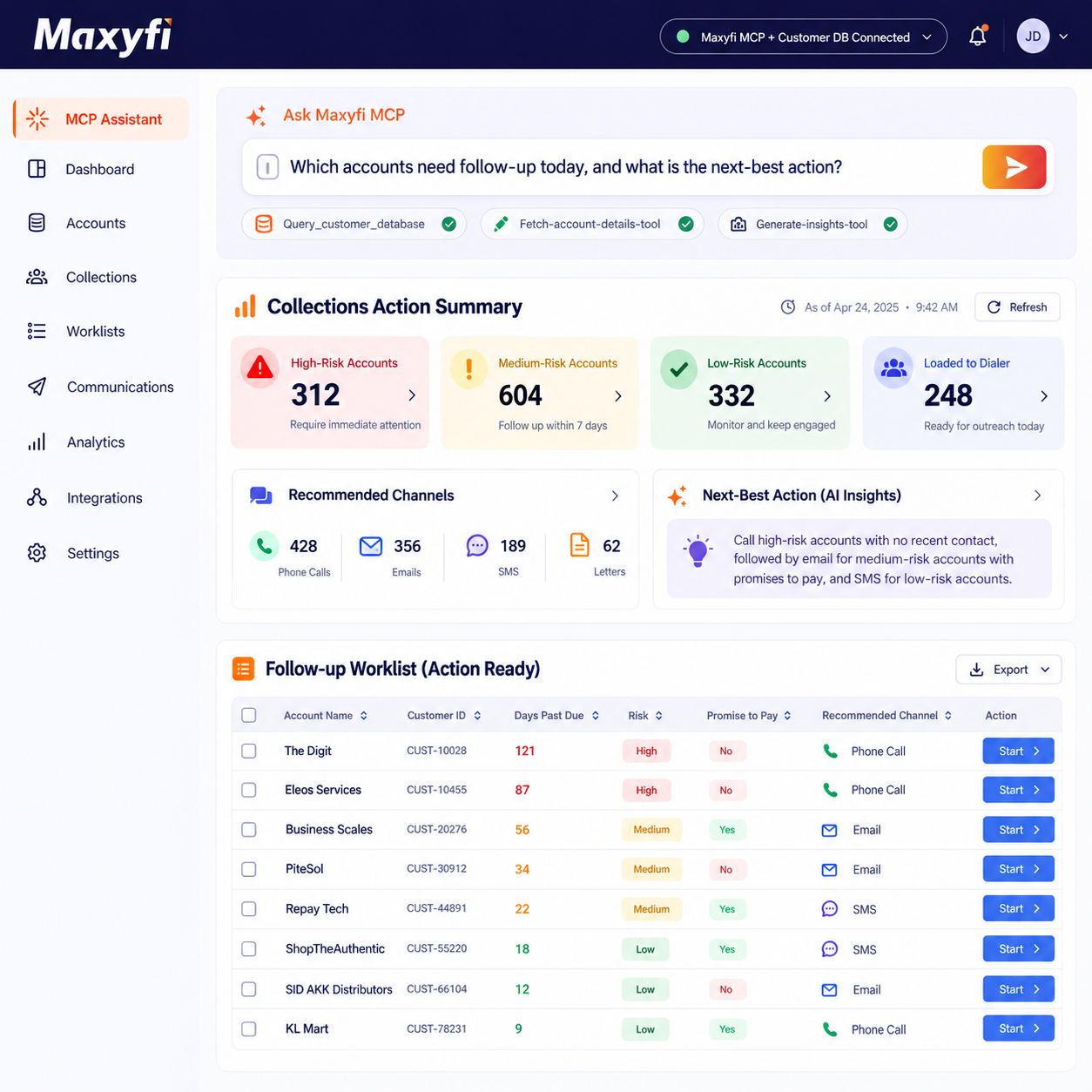 Maxyfi Auto-Pilot for unified collection