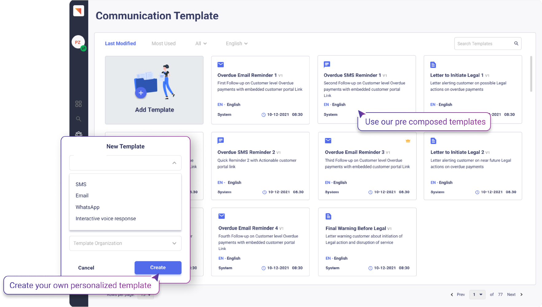 Maxyfi | Accounts Receivable Software Customize And Build Communication Templates